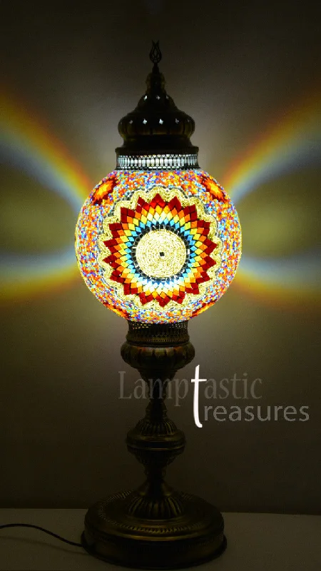 Metal Floor Lamp with a Matte Black Finish for a Sleek LookTurkish Mosaic Floor Lamp