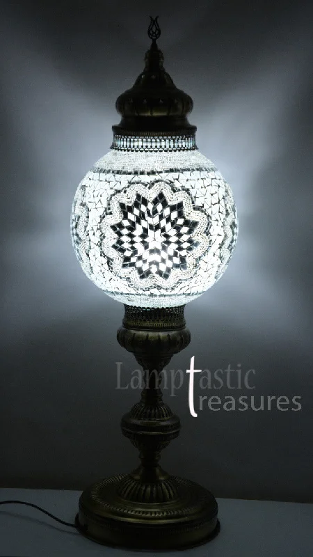 Bohemian Inspired Floor Lamp for Eclectic Home DecorTurkish Mosaic Floor Lamp