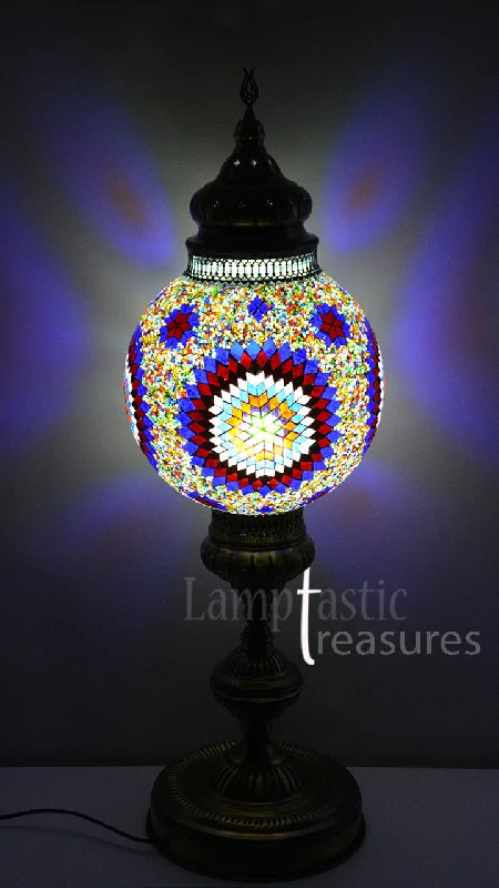 Metal Floor Lamp with a Matte Black Finish for a Sleek LookTurkish Mosaic Floor Lamp