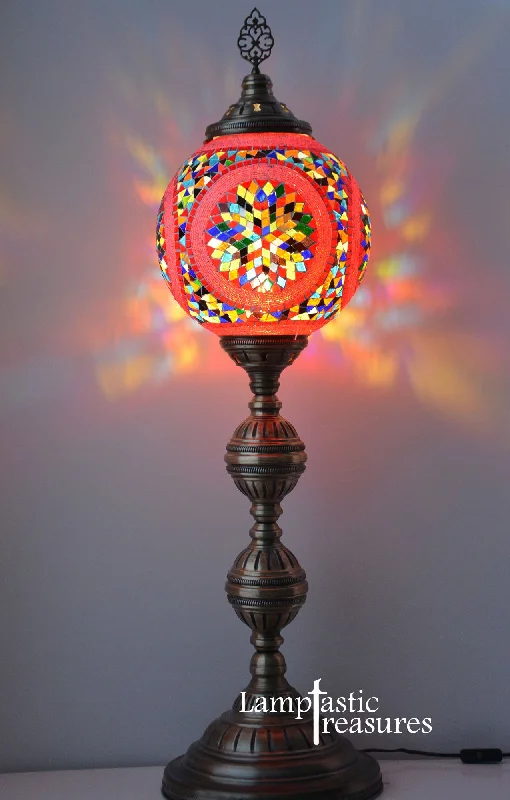 Marble Base Floor Lamp for a Touch of LuxuryTurkish Mosaic lamp Moroccan Style Floor Lamp