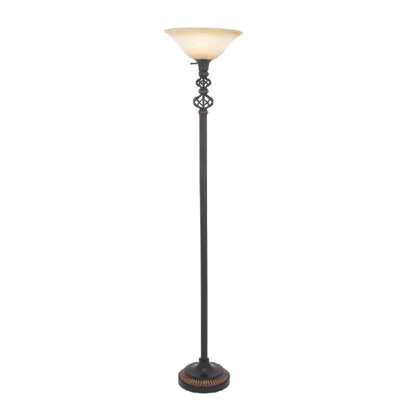 Smart Floor Lamp with Voice Control and Bluetooth ConnectivityUrban Designs Arris 71-Inch Glass Torchiere Floor Lamp