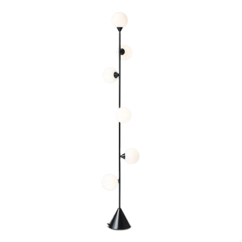 Dimmable Floor Lamp for Adjustable Lighting AmbianceVertical Globe Floor Lamp - Black