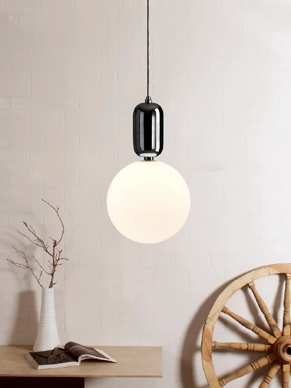 Gothic Ceiling Lights with Dark Metalwork and Pointed ArchesAballs Black 300mm Pendant Light