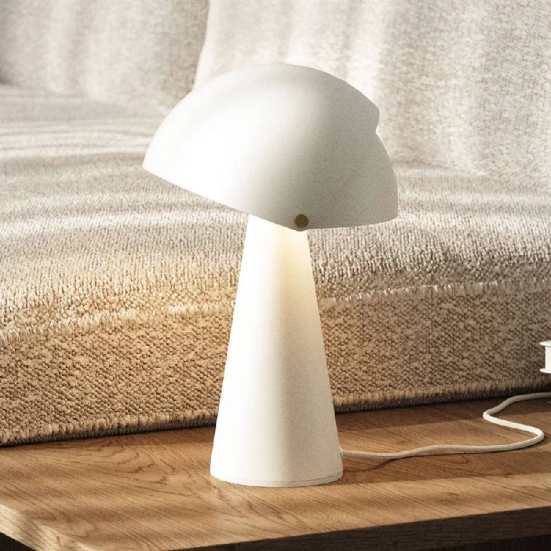 leather table lamps with a distressed texture for a rugged charmAlign Table Lamp - White - Nordlux