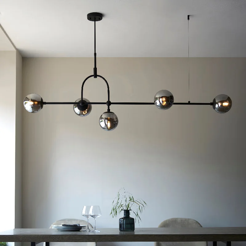 Mid - Century Modern Ceiling Lights with Simple, Sleek LinesAmos Penthouse Bar Pendant Black