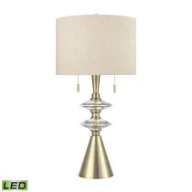 mid century modern table lamps with iconic designs for a stylish studyAnnetta 33" 2-Light table Lamp