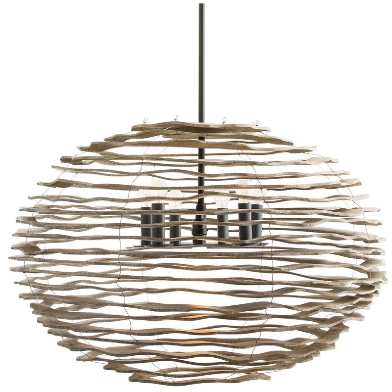 Retro Ceiling Lights Inspired by the 1950s and 1960s DesignArteriors Rook Large Pendant