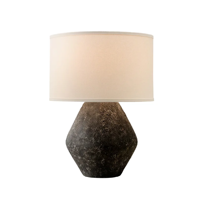 glass table lamps with a frosted surface for soft light diffusionArtifact Black Table Lamp