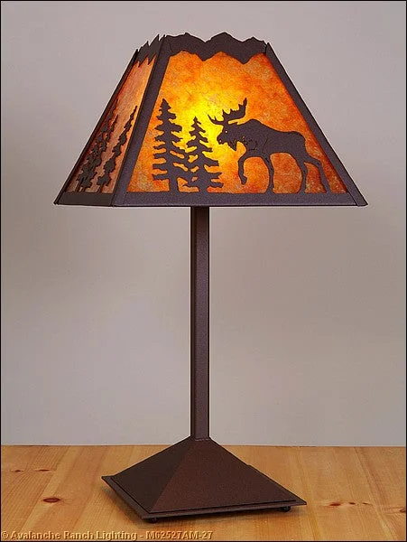 leather table lamps with a distressed texture for a rugged charmLamps - Table Lamps