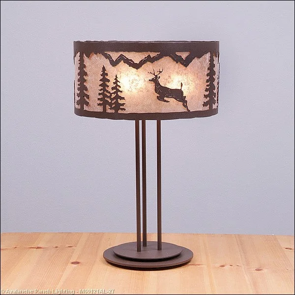 metal table lamps with a matte black finish for a sleek appearanceLamps - Table Lamps