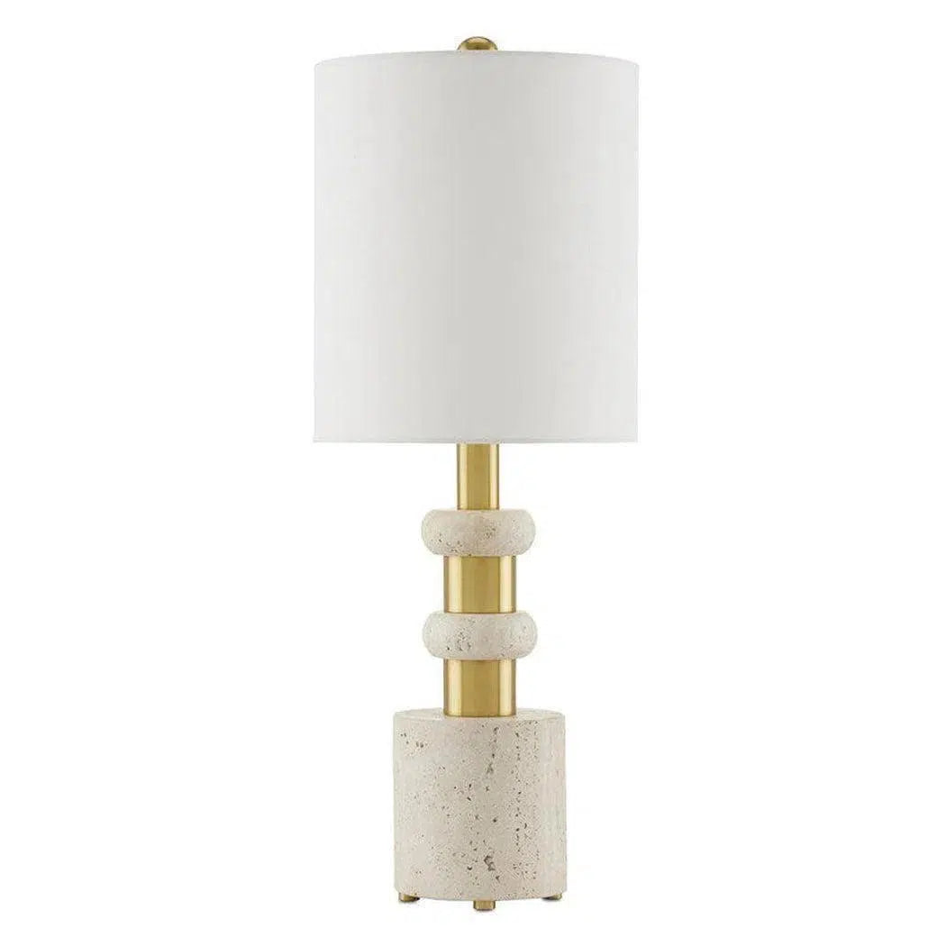 crystal table lamps with dazzling prisms for a glamorous effectBeige Antique Brass Goletta Table Lamp