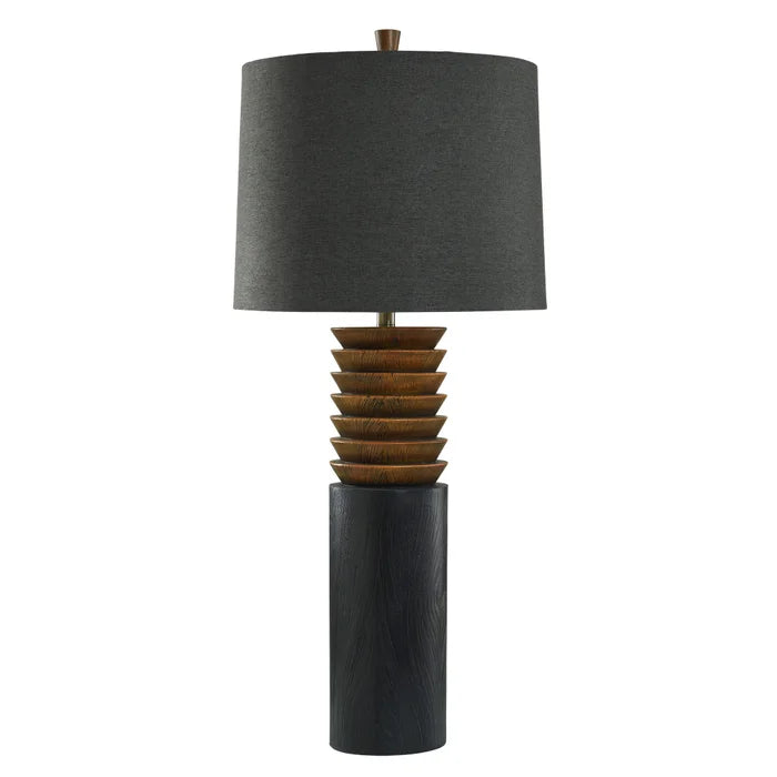 modern minimalist table lamps for contemporary living roomsBlack Poly Table Lamp