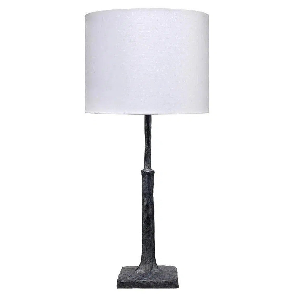 leather table lamps with a distressed texture for a rugged charmBlack Polyresin Humble Table Lamp