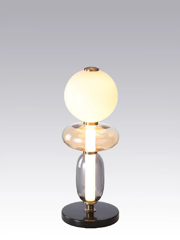 ceramic table lamps with hand painted designs for an artistic touchChromatic Glow Table Lamp