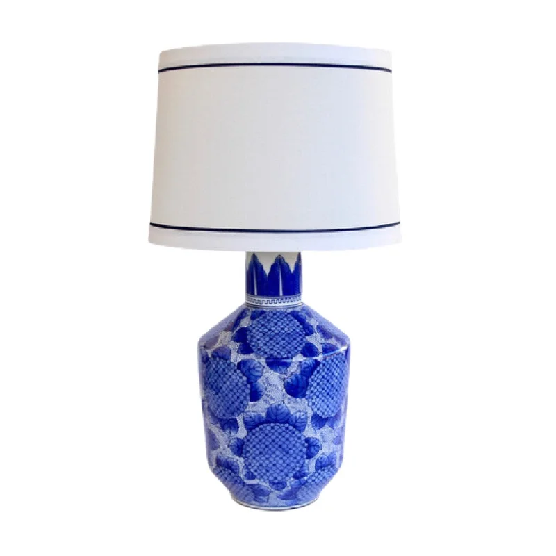crystal table lamps with dazzling prisms for a glamorous effectBlue & white hydrangea lamp cream shade 73x36cm
