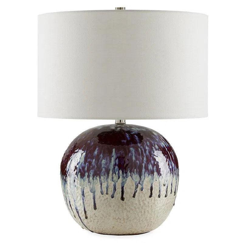 ceramic table lamps with hand painted designs for an artistic touchBlue White Red Bessbrook Table Lamp Hiroshi Koshitaka Collection