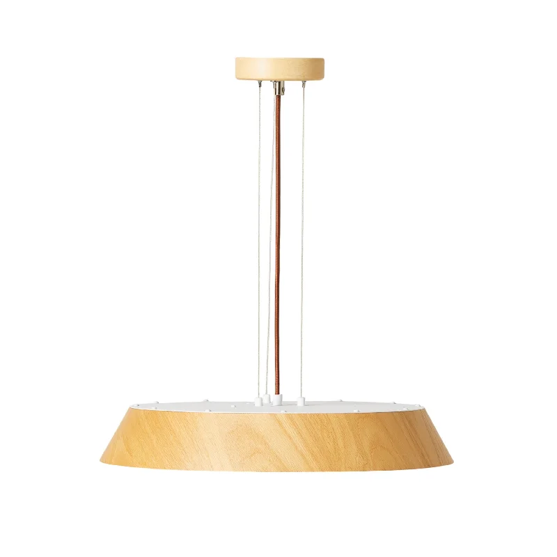 Victorian - Inspired Ceiling Lights with Ornate Crystal ChandeliersBodie Wooden Pendant 51x8cm