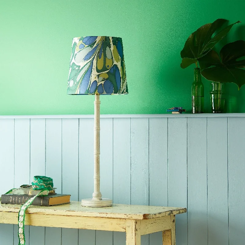 marble table lamps with a luxurious veined pattern for high end decorBoodle table lamp in white