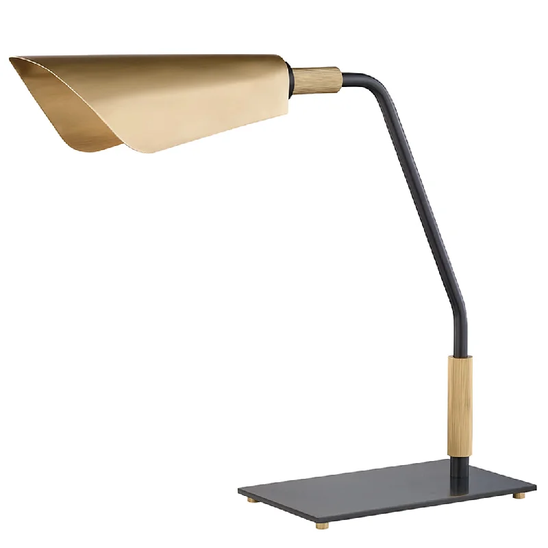 ceramic table lamps with hand painted designs for an artistic touchBowery Desk Lamp - Hudson Valley Lighting