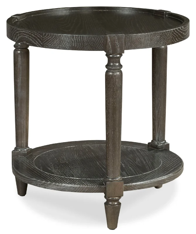glass table lamps with a frosted surface for soft light diffusionChe?eais Round Lamp Table - M092-98