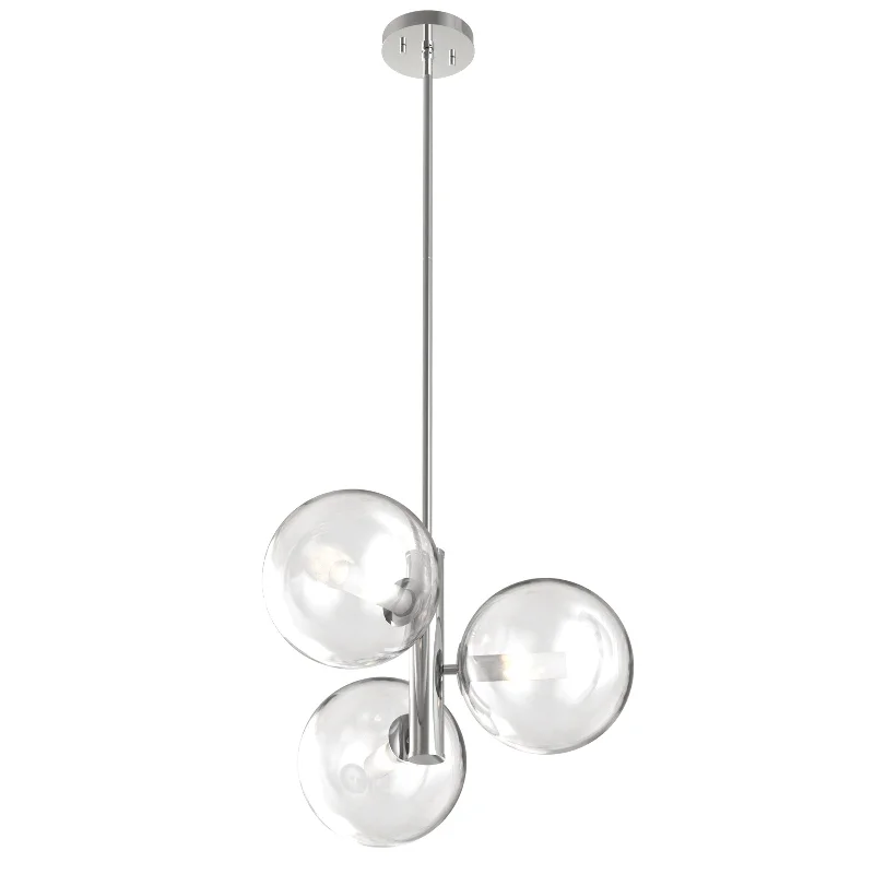 Bohemian Ceiling Lights with Beads, Tassels, and Colorful GlassCourcelette 3 Light Pendant