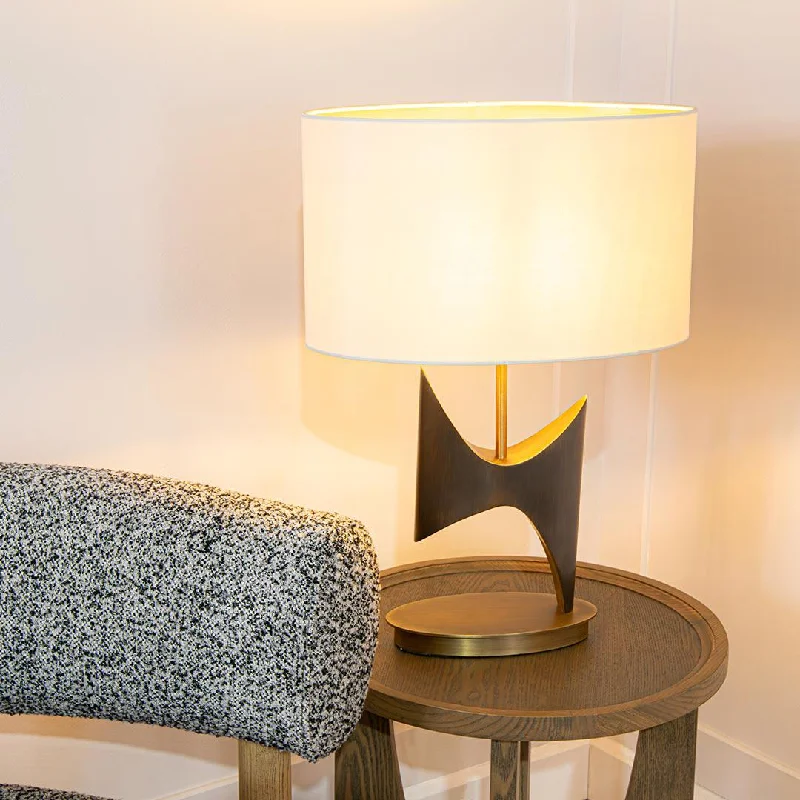 asian inspired table lamps with bamboo accents for a zen atmosphereCurone Table Lamp - RV Astley