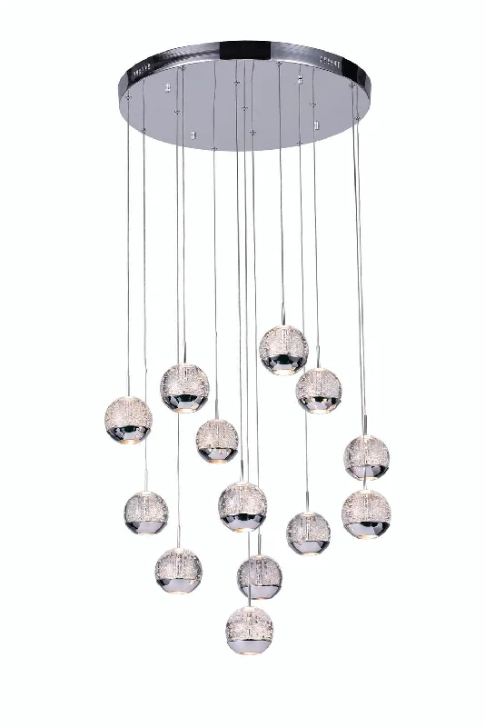 Metal Ceiling Lights in Brass, Copper, Stainless Steel, and Iron13 Light Pendant