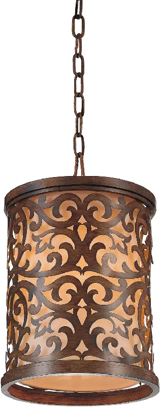 Steampunk Ceiling Lights with Gears, Cogs, and Brass AccentsOne Light Mini Pendant