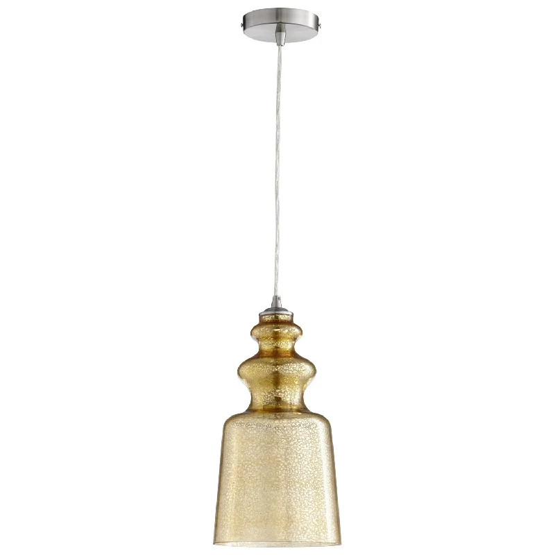 Mediterranean - Style Ceiling Lights with Terra - Cotta and Ceramic DetailsOne Light Pendant