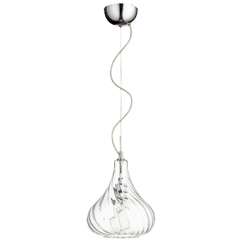 Bohemian Ceiling Lights with Beads, Tassels, and Colorful GlassOne Light Pendant