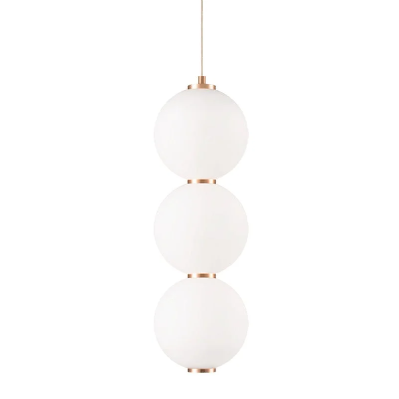 Scandinavian Style Ceiling Lights with Light Wood AccentsDango 3 Round Pendant