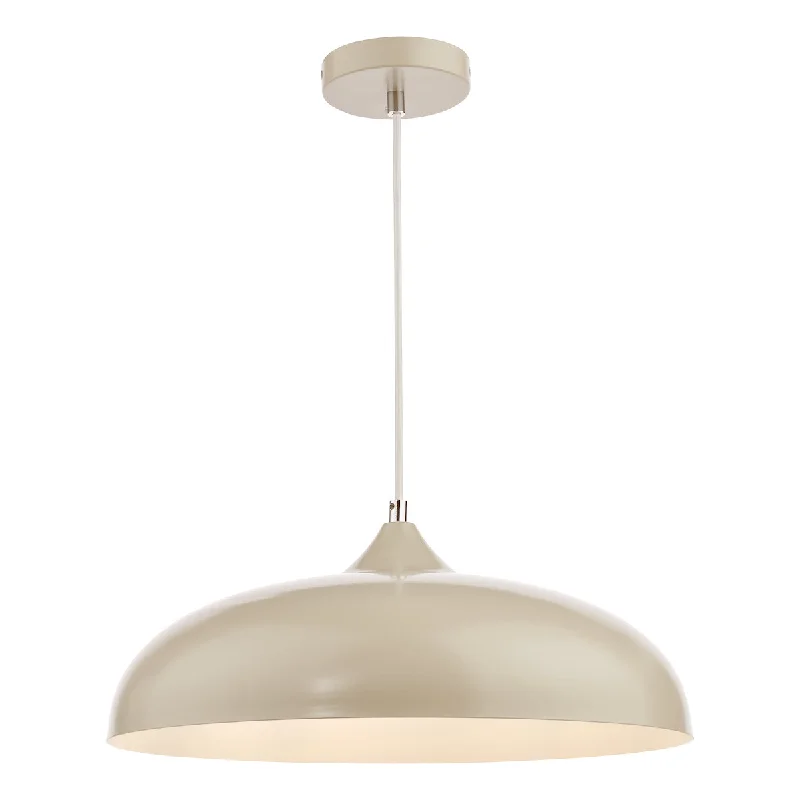 Indian - Themed Ceiling Lights with Intricate Filigree and Mirror WorkDar Kaelan Pendant Taupe