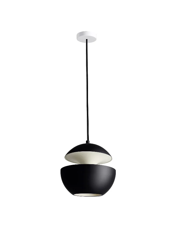 Mediterranean - Style Ceiling Lights with Terra - Cotta and Ceramic DetailsDCW Editions HERE COMES THE SUN 175 Pendant Black & White