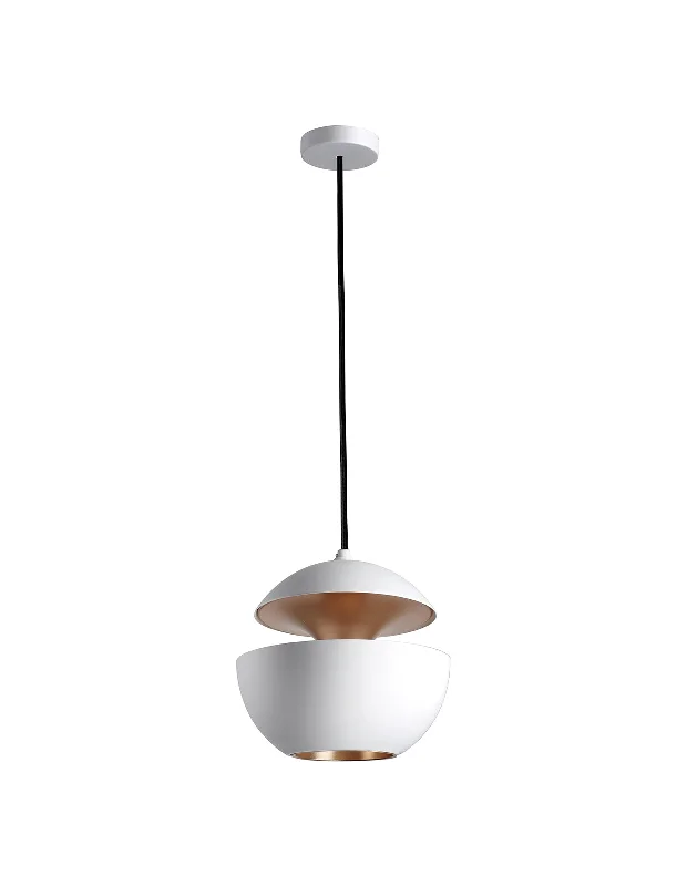 Crystal Ceiling Lights with High - Quality Swarovski CrystalsDCW Editions HERE COMES THE SUN 175 Pendant White & Copper