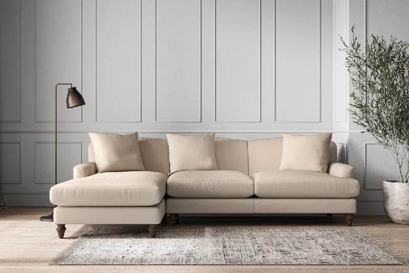 Art Nouveau Ceiling Lights with Organic, Flowing ShapesDeni Large Left Hand Chaise Sofa - Recycled Cotton Natural