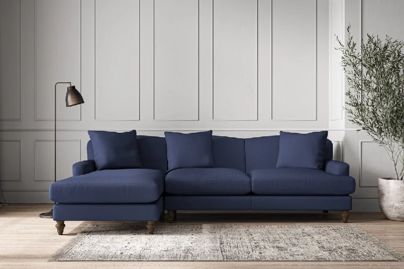 Modern Minimalist Ceiling Lights for Contemporary InteriorsDeni Large Left Hand Chaise Sofa - Recycled Cotton Navy