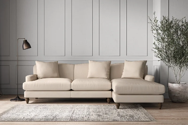 Mediterranean - Style Ceiling Lights with Terra - Cotta and Ceramic DetailsDeni Large Right Hand Chaise Sofa - Recycled Cotton Natural