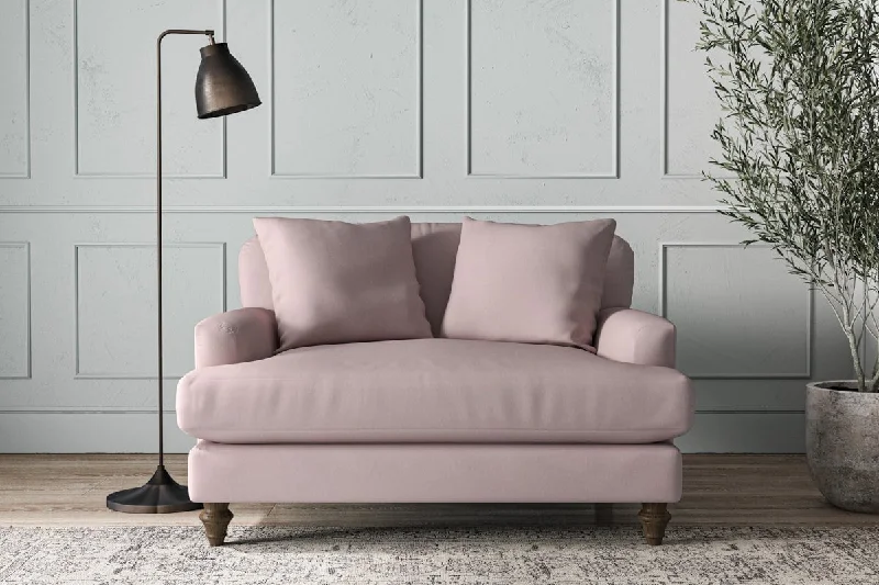 Art Deco Ceiling Lights with Geometric Patterns and Metallic FinishesDeni Love Seat - Recycled Cotton Lavender
