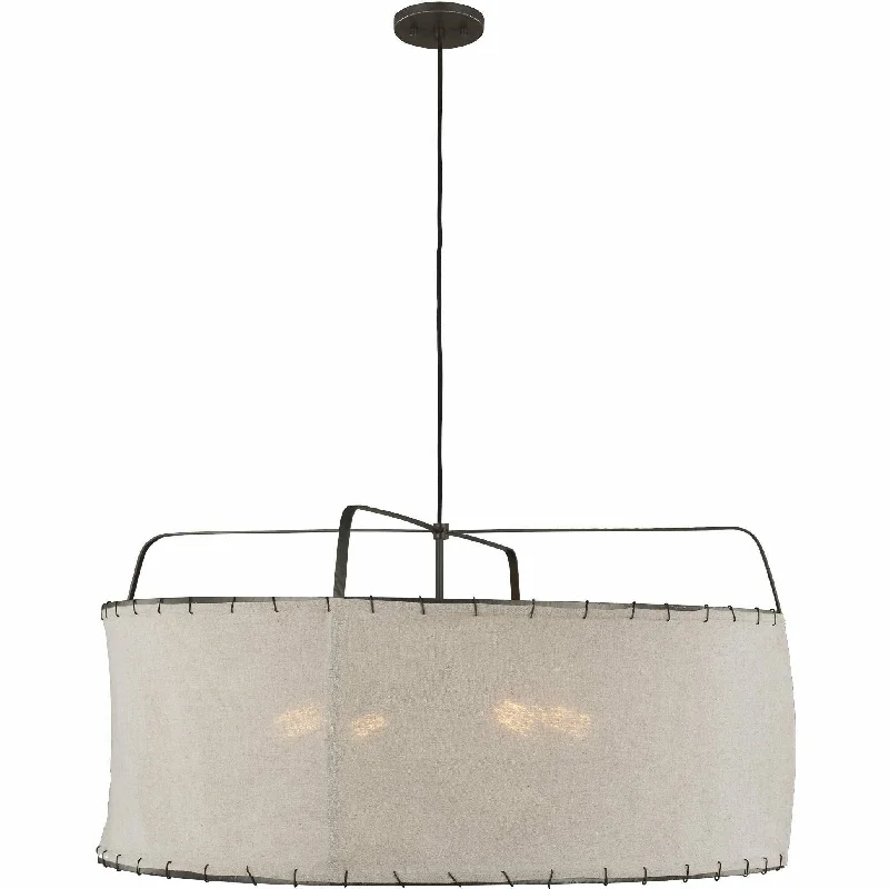 Bohemian Ceiling Lights with Beads, Tassels, and Colorful GlassDunne Wide Pendant