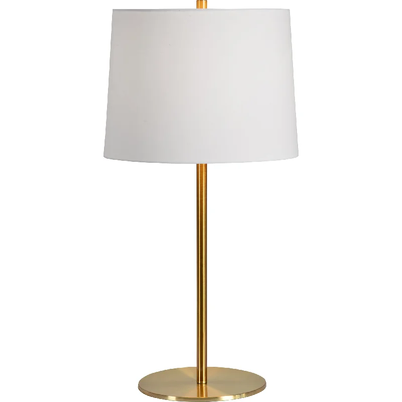 bohemian table lamps with colorful patterns for eclectic bedroomsEdmund Brass Table Lamp