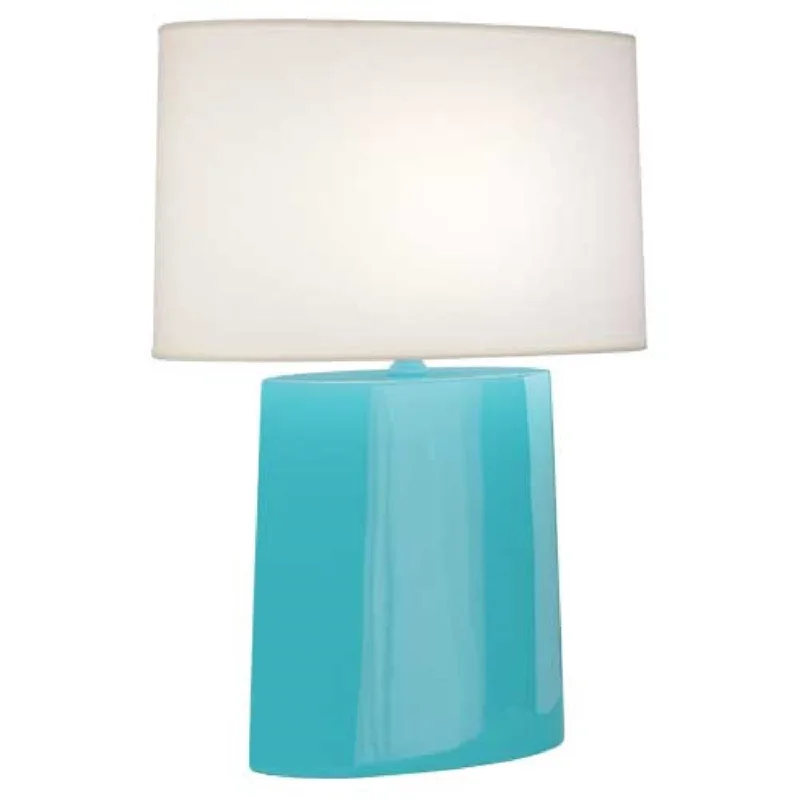 art deco table lamps with geometric shapes for a retro touchEgg Blue Victor Table Lamp