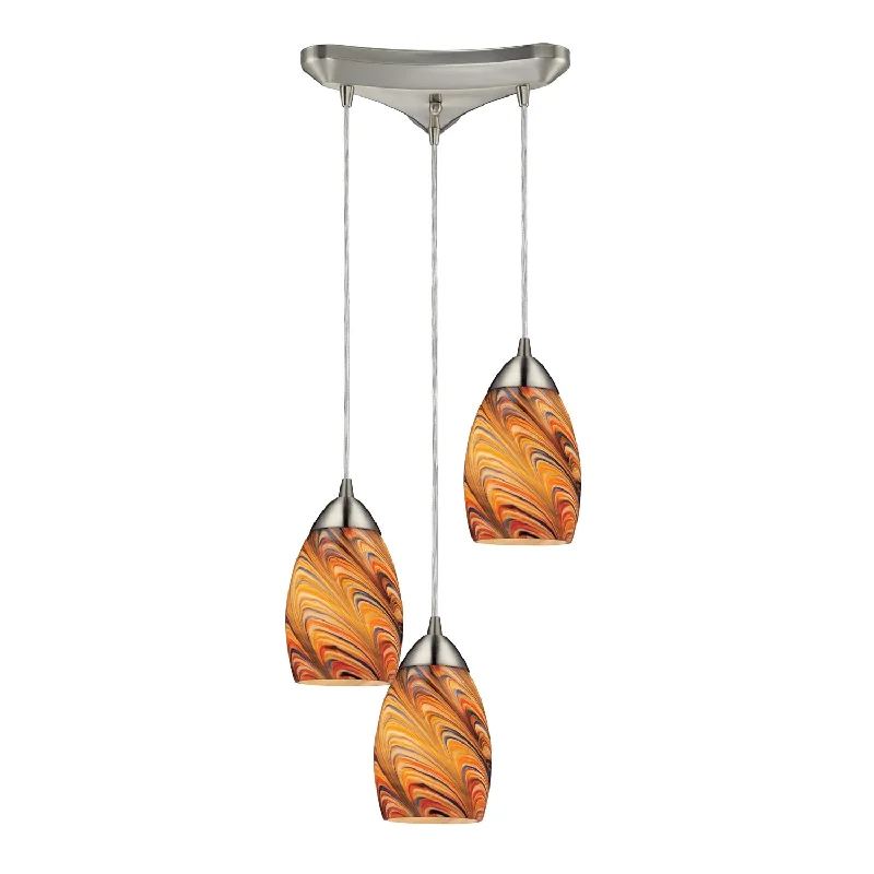 Japanese - Inspired Ceiling Lights with Shoji - Screen - like DiffusersMini Vortex Pendant