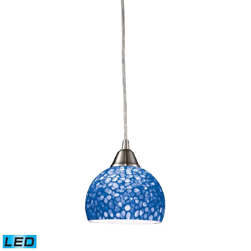 Bohemian Ceiling Lights with Beads, Tassels, and Colorful GlassCira LED Mini Pendant