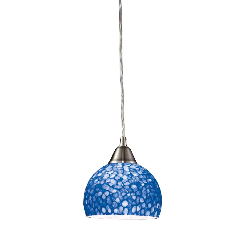 Mediterranean - Style Ceiling Lights with Terra - Cotta and Ceramic DetailsCira Mini Pendant