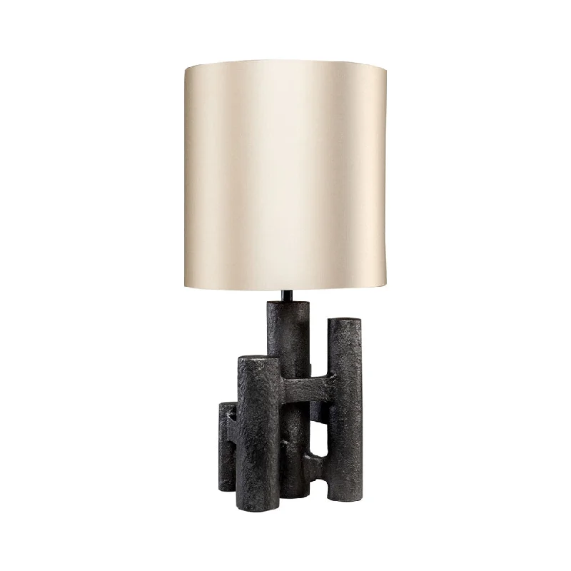 mid century modern table lamps with iconic designs for a stylish studyEmmett Lamp in Antique Black (Shade 65)