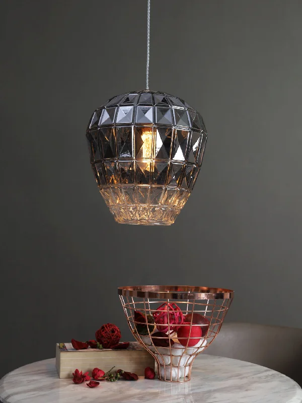 Japanese - Inspired Ceiling Lights with Shoji - Screen - like DiffusersEmris Smoky Pendant Light