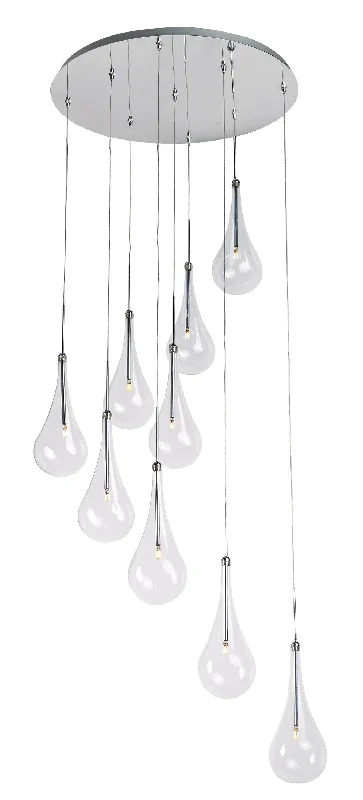 Metal Ceiling Lights in Brass, Copper, Stainless Steel, and IronLarmes LED LED Pendant