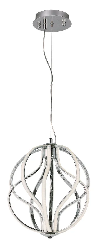 Metal Ceiling Lights in Brass, Copper, Stainless Steel, and IronAura LED Pendant