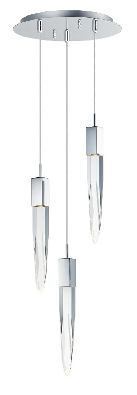 Glass Ceiling Lights with Frosted, Colored, or Etched GlassQuartz LED Pendant