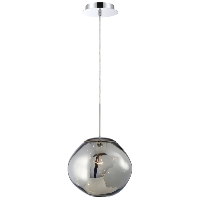 Industrial Style Ceiling Lights with Exposed Bulbs and Metal CagesEurofase Bankwell 1-Light Pendant